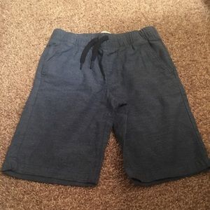 Old Navy Blue Cotton Drawstring Shorts